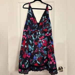 Torrid Wireless Swim Dress with Brief Size 4